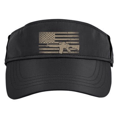 Distressed American Flag Ar15 Gift For Gun Lovers Ar15 Gift Adult Drive Performance Visor