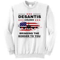 DeSantis Airlines Funny Political Meme Ron DeSantis USA Flag Sweatshirt