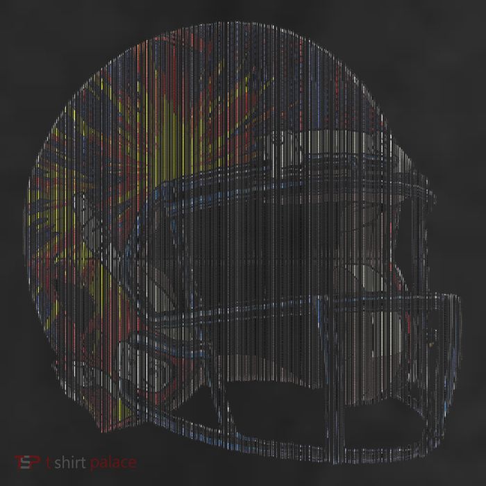 Dynamic American Football Helmet 7 Panel Mesh Trucker Snapback Hat