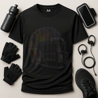 Dynamic American Football Helmet Cooling Performance Crew T-Shirt