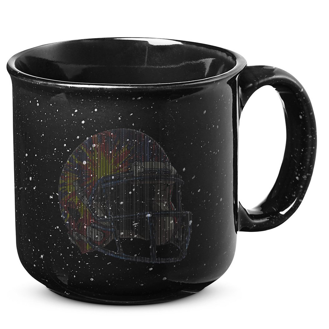 Dynamic American Football Helmet 15oz Campfire Ceramic Mug