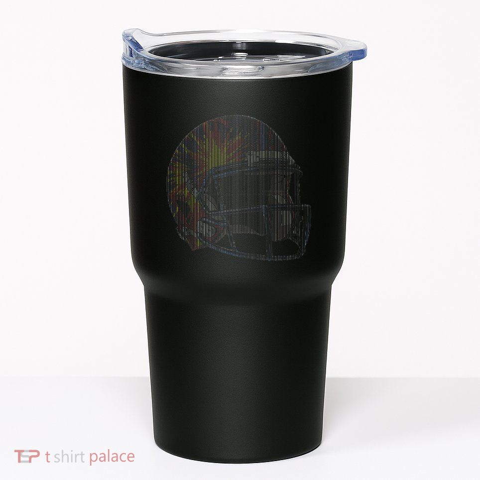 Dynamic American Football Helmet Tumbler