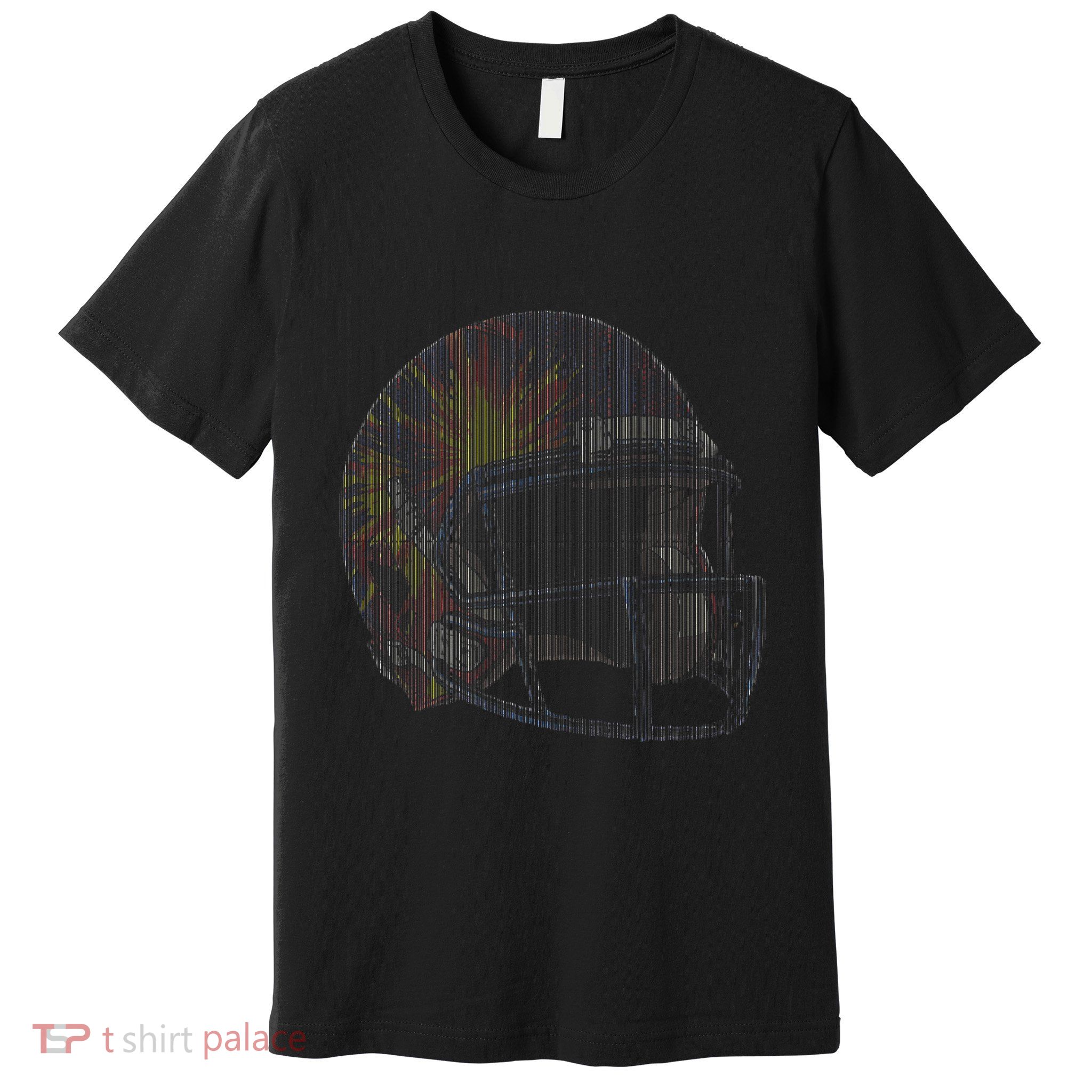 Dynamic American Football Helmet Premium T-Shirt