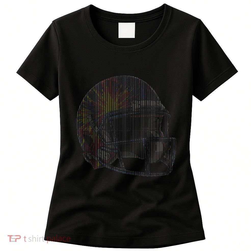 Dynamic American Football Helmet Womens T-Shirt