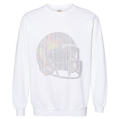 Dynamic American Football Helmet Garment-Dyed Sweatshirt