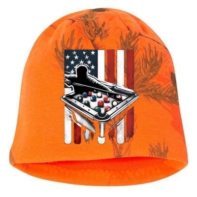 Distressed American Flag Gift Billiards Gift Kati - Camo Knit Beanie