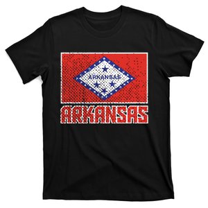 Distressed Arkansas Flag T-Shirt