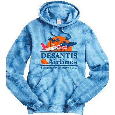 Desantis Airlines Funny Political Meme Ron Desantis Governor Tie Dye Hoodie