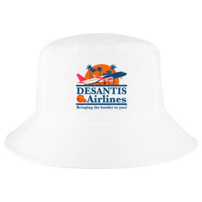 Desantis Airlines Funny Political Meme Ron Desantis Governor Cool Comfort Performance Bucket Hat