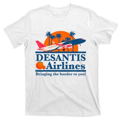 Desantis Airlines Funny Political Meme Ron Desantis Governor T-Shirt