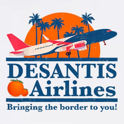 Desantis Airlines Funny Political Meme Ron Desantis Governor T-Shirt