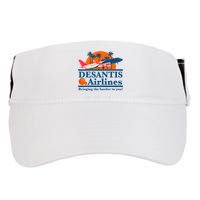 Desantis Airlines Funny Political Meme Ron Desantis Governor Adult Drive Performance Visor