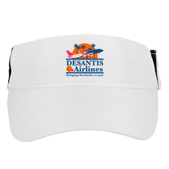 Desantis Airlines Funny Political Meme Ron Desantis Governor Adult Drive Performance Visor