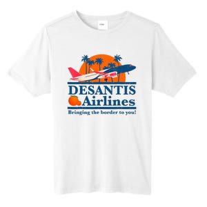 Desantis Airlines Funny Political Meme Ron Desantis Governor Tall Fusion ChromaSoft Performance T-Shirt