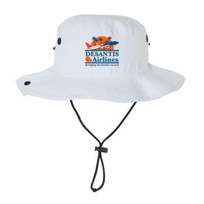 Desantis Airlines Funny Political Meme Ron Desantis Governor Bucket Hat
