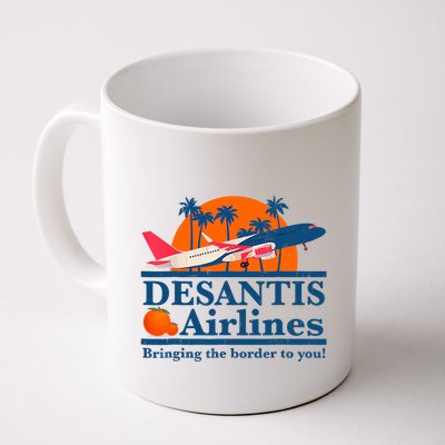 Desantis Airlines Funny Political Meme Ron Desantis Governor Mug