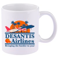 Desantis Airlines Funny Political Meme Ron Desantis Governor 11oz C Handle Ceramic Mug