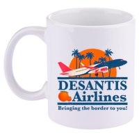Desantis Airlines Funny Political Meme Ron Desantis Governor 11oz C Handle Ceramic Mug