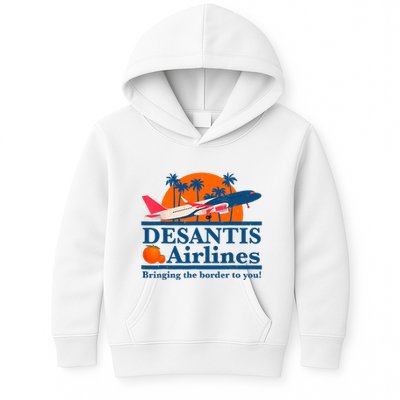 Desantis Airlines Funny Political Meme Ron Desantis Governor Kids Hoodie