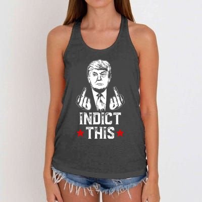 Desantis Airlines Funny Political Meme Ron Desantis Governor Women's Knotted Racerback Tank