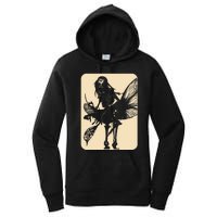 Dark Art Fairycore Butterfly Skeleton Women's Pullover Hoodie