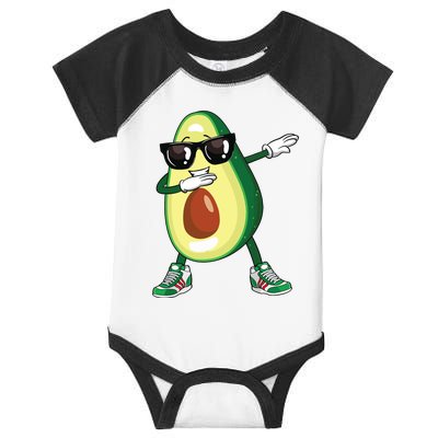 Dabbing Avocado Funny Vegan Food Lover Women Infant Baby Jersey Bodysuit