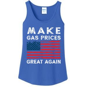 Distressed American Flag Make Gas Prices Great Again Gift Ladies Essential Tank