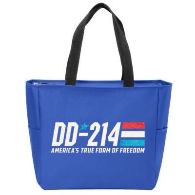 Dd214 Armed Forces Military Alumni Vintage Veteran Zip Tote Bag