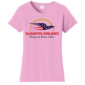 DeSantis Airlines Funny Political Meme Ron DeSantis Women's T-Shirt