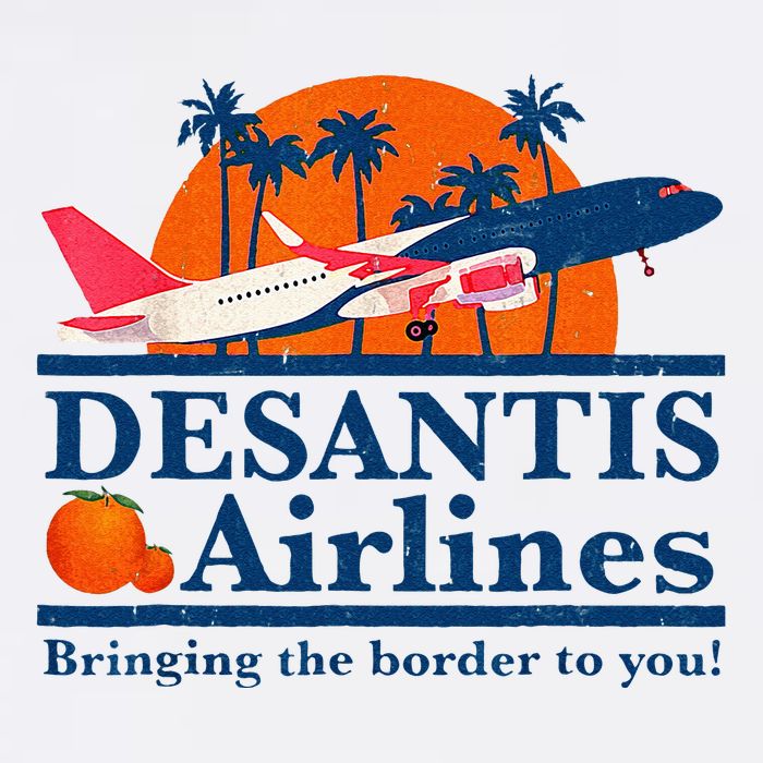 DeSantis Airlines Funny Political Meme Ron DeSantis Governor Button