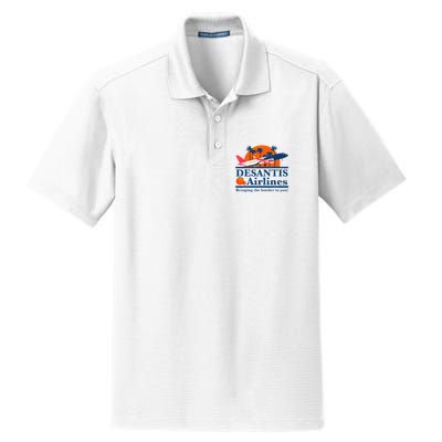DeSantis Airlines Funny Political Meme Ron DeSantis Governor Dry Zone Grid Polo