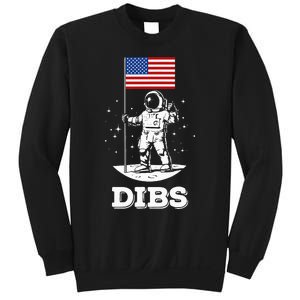 Dibs American Flag Astronaut Space Sweatshirt