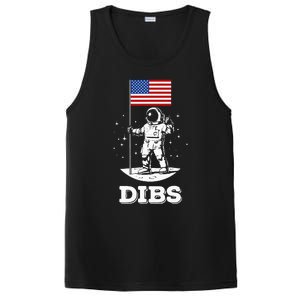 Dibs American Flag Astronaut Space PosiCharge Competitor Tank