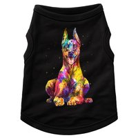 Doberman Art For  Dobie Doberman Pinscher Lover Doggie Tank