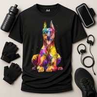 Doberman Art For  Dobie Doberman Pinscher Lover Performance Shirt