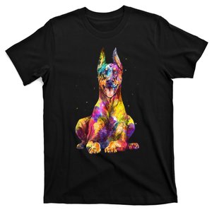 Doberman Art For  Dobie Doberman Pinscher Lover T-Shirt