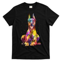 Doberman Art For  Dobie Doberman Pinscher Lover T-Shirt