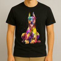 Doberman Art For  Dobie Doberman Pinscher Lover T-Shirt
