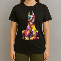 Doberman Art For  Dobie Doberman Pinscher Lover T-Shirt