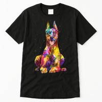 Doberman Art For  Dobie Doberman Pinscher Lover Tall T-Shirt