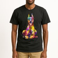 Doberman Art For  Dobie Doberman Pinscher Lover Tall T-Shirt