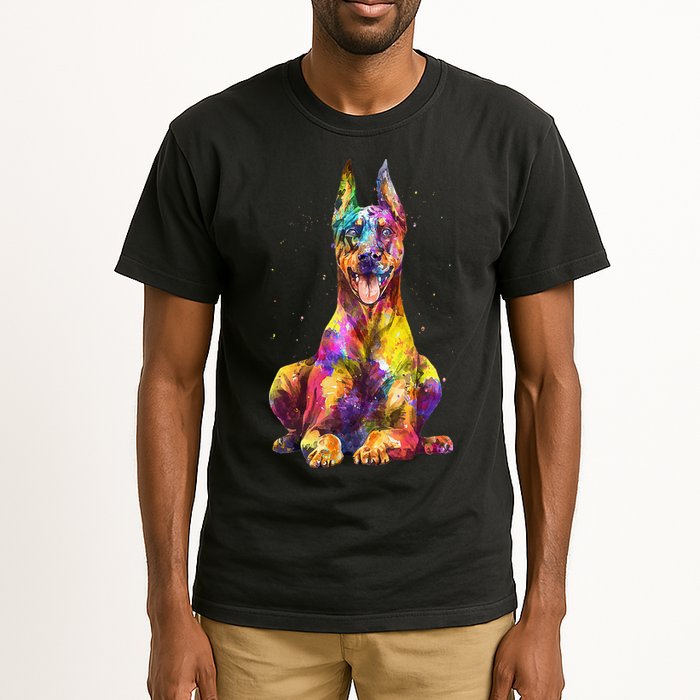 Doberman Art For  Dobie Doberman Pinscher Lover Tall T-Shirt