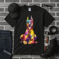 Doberman Art For  Dobie Doberman Pinscher Lover Tall T-Shirt