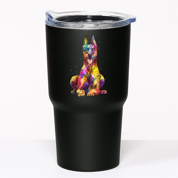 Doberman Art For  Dobie Doberman Pinscher Lover Tumbler