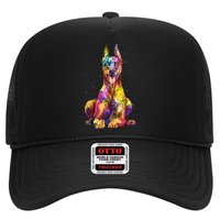 Doberman Art For  Dobie Doberman Pinscher Lover Hat