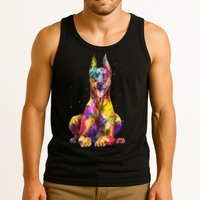 Doberman Art For  Dobie Doberman Pinscher Lover Tank Top