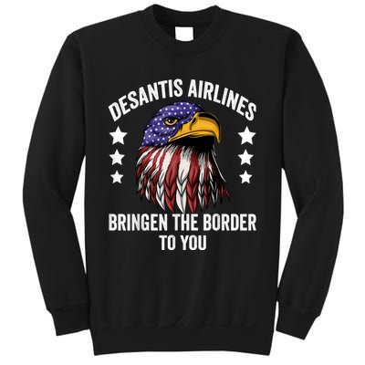 DeSantis Airlines Funny Political Meme DeSantis Airlines Sweatshirt