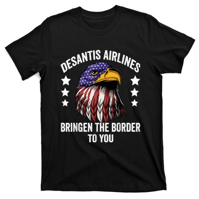 DeSantis Airlines Funny Political Meme DeSantis Airlines T-Shirt