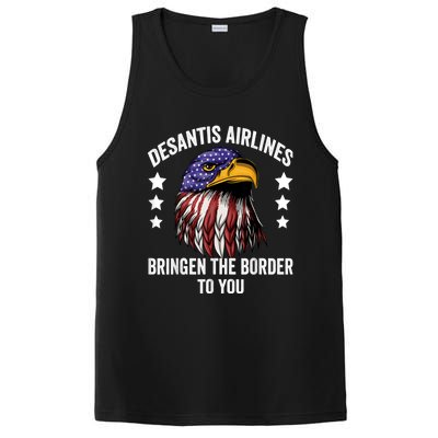 DeSantis Airlines Funny Political Meme DeSantis Airlines PosiCharge Competitor Tank