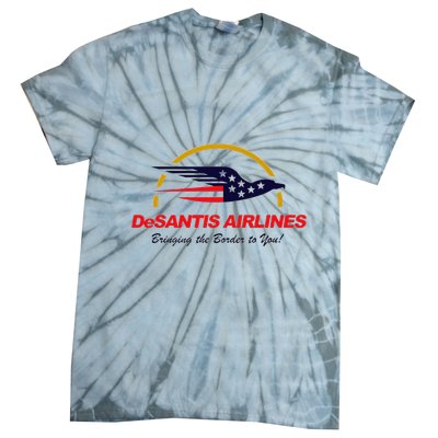 Desantis Airlines Funny Political Meme Ron Desantis Tie-Dye T-Shirt